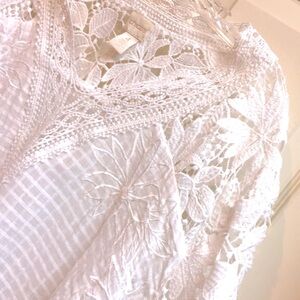 🌟”NWOT” Crocheted Lace Top/Tunic/Resort/ Cruise wear